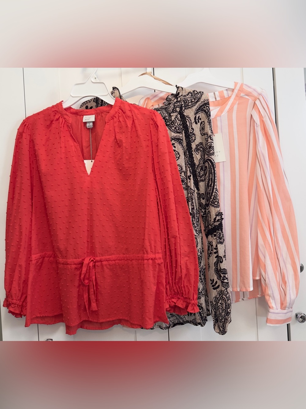 3 Women’s Blouse Tops Bundle Long Sleeve SZ MED! FIRM LIKES IGNORED!